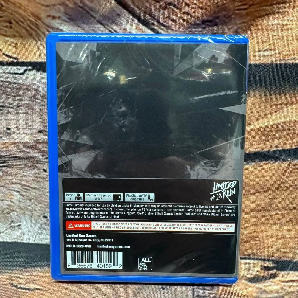 Volume Limited Run #28 Pure Stealth PS Vita Video Game 1 Player Sealed New